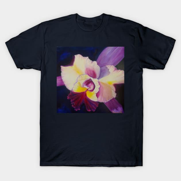 Violet Orchid T-Shirt by jennyleeandjim